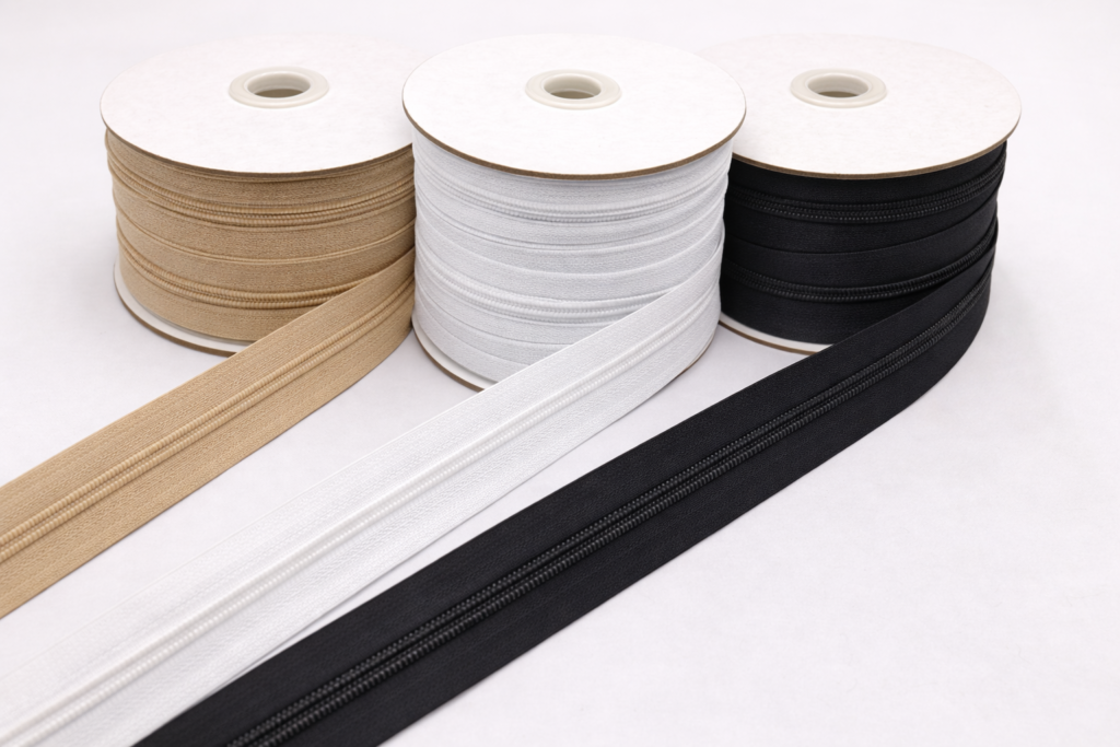 Cremallera continua ANCHA (5mm) por rollo