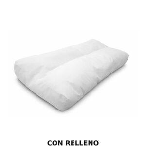 Funda Interior para Cojín de Respaldo de Sofá con Cremallera – 100x55x16 cm | Sin y Con Relleno - Con Relleno