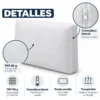 Detalles funda interior TNT 80 g con cremallera lateral