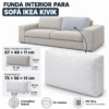 Funda interior para respaldo IKEA KIVIK 67x48x11 cm con medidas