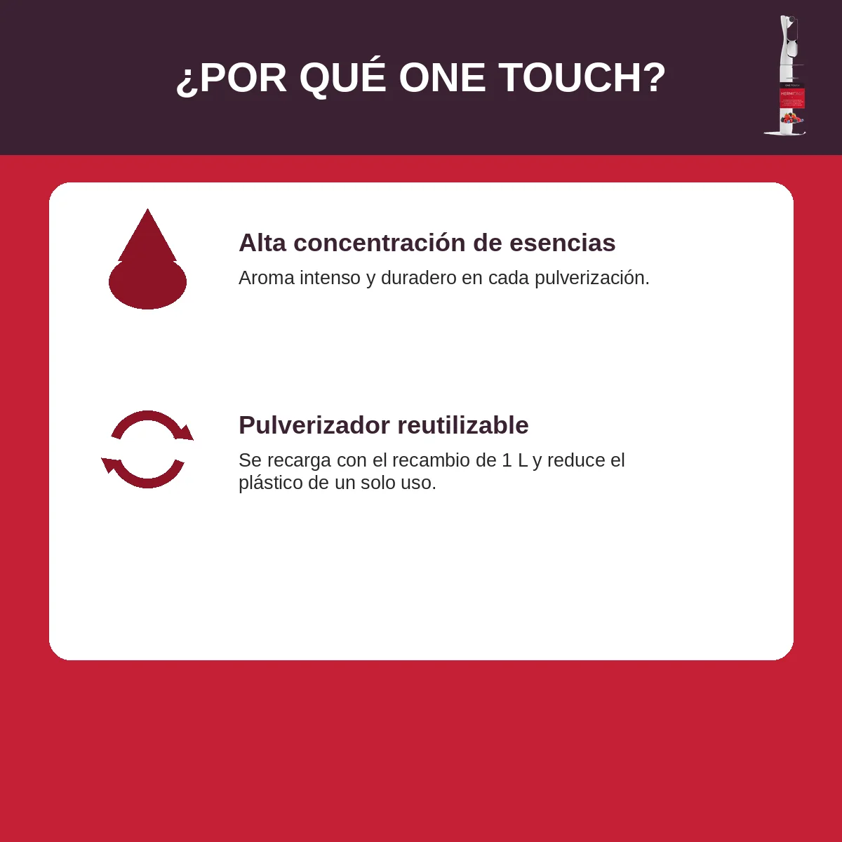 Ambientador ONE TOUCH HERMITAGE 300 ml - Imagen 4