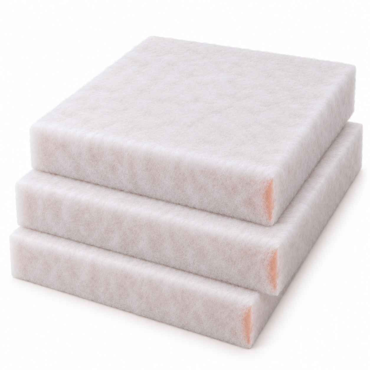 3 núcleos de espuma D30 suave revestidos con guata R100 de 100 g/m² para los asientos del sofá EKTORP de 3 plazas; sin funda